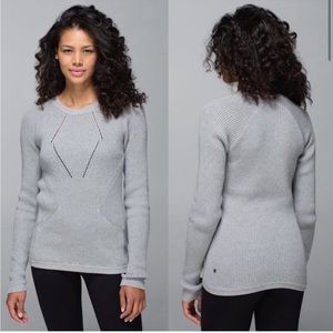 Lululemon grey The Better The Sweater Size 8